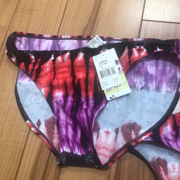 New with Tags Island Escape Womens  Swimsuit Tiki Pant bottoms in size 8. - Picture 3 of 6